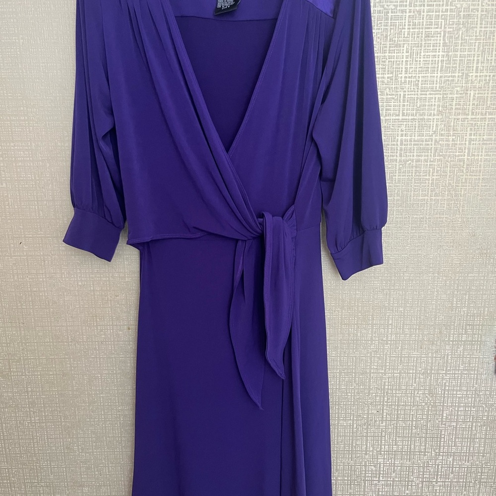 SL Fashions Deep Purple Dress